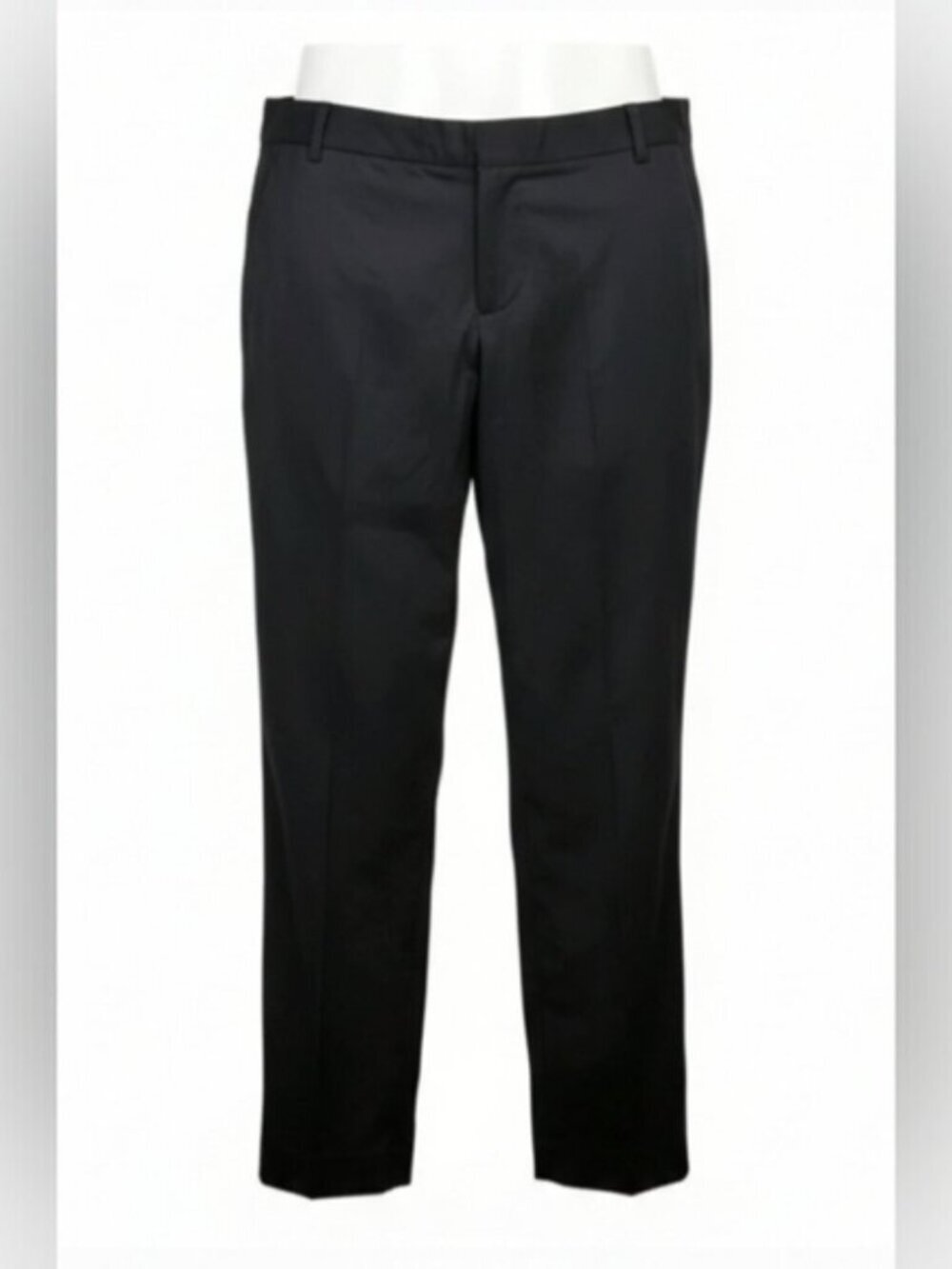 Proenza Schouler Preppy Black Trouser/Pants W/White‎ Stitching SZ 10 Pockets